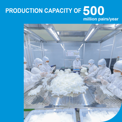 Production capacity of 500 million