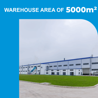 WAREHOUSE AREA OF 5000m²